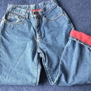 Women's fleece lined jeans